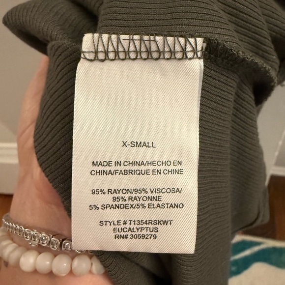 Thread & Supply Olive Ribbed Tank - Picture 4 of 4